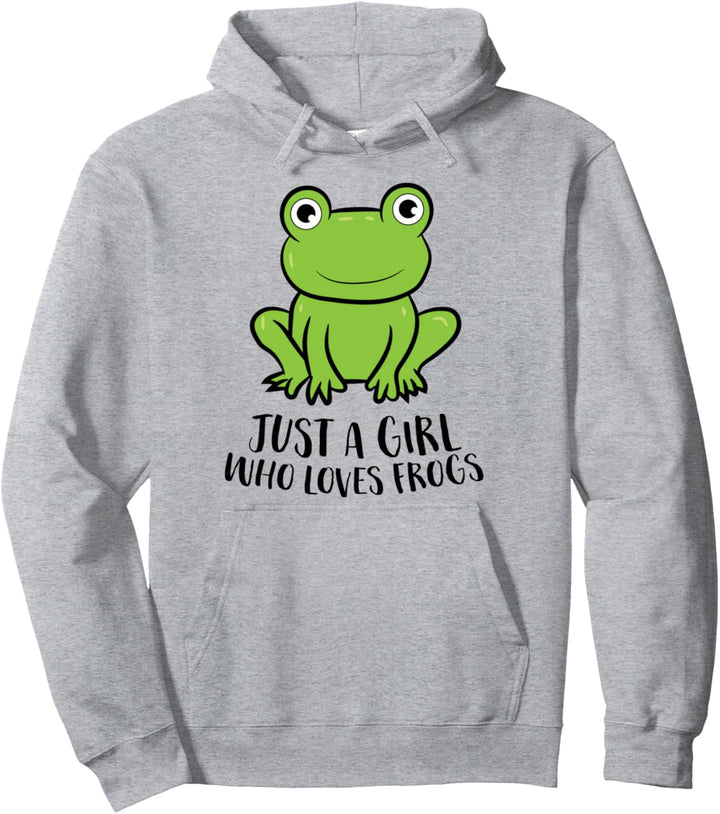 Frosch Mädchen Nur Ein Frosch Mädchen Das Frösche Liebt Pullover Hoodie