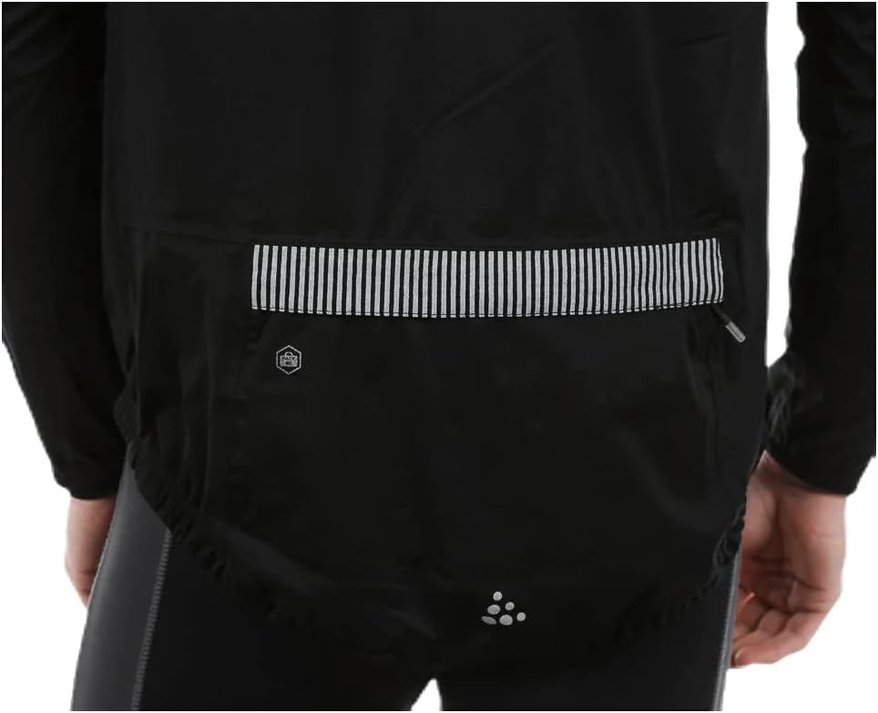 Craft Herren Verve Rain Jacket M Regenjacke L Schwarz, L Schwarz