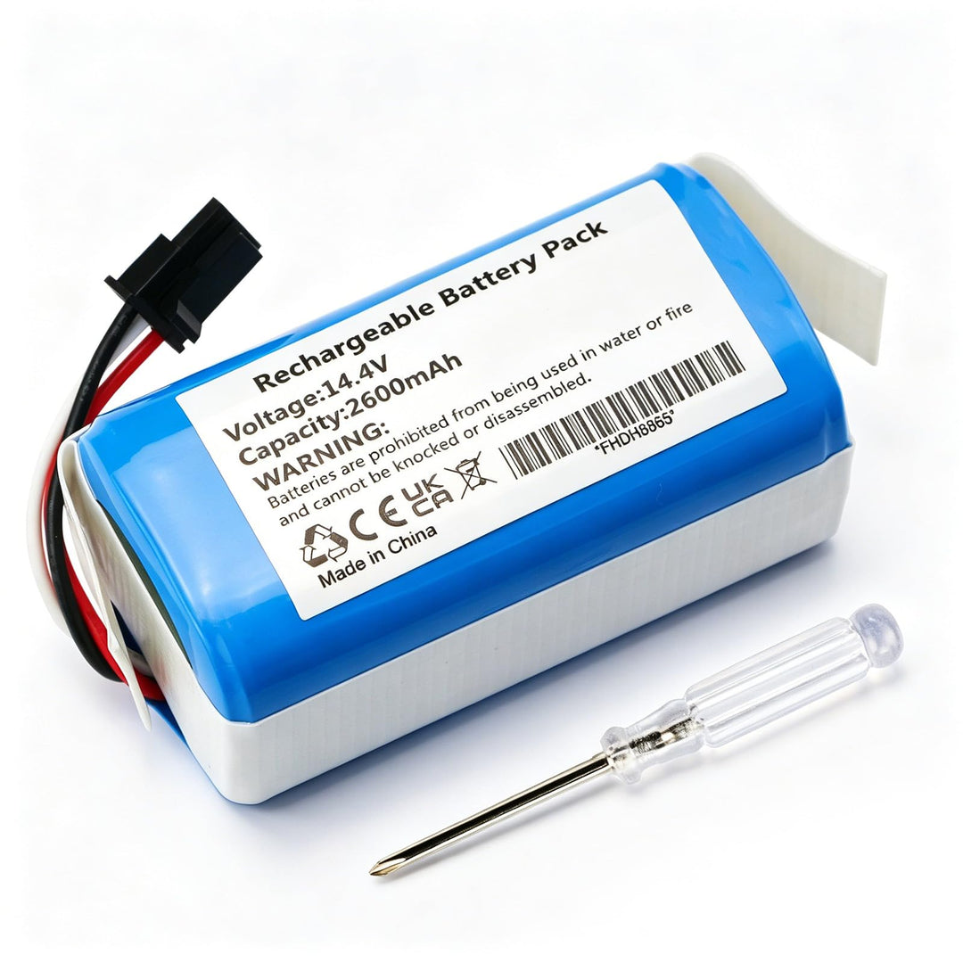 K KYUER 14.4V 2600mah Ersatz Saugroboter Akku für AIRROBO P30 Robot Vacuum Cleaner Battery H18650CH-
