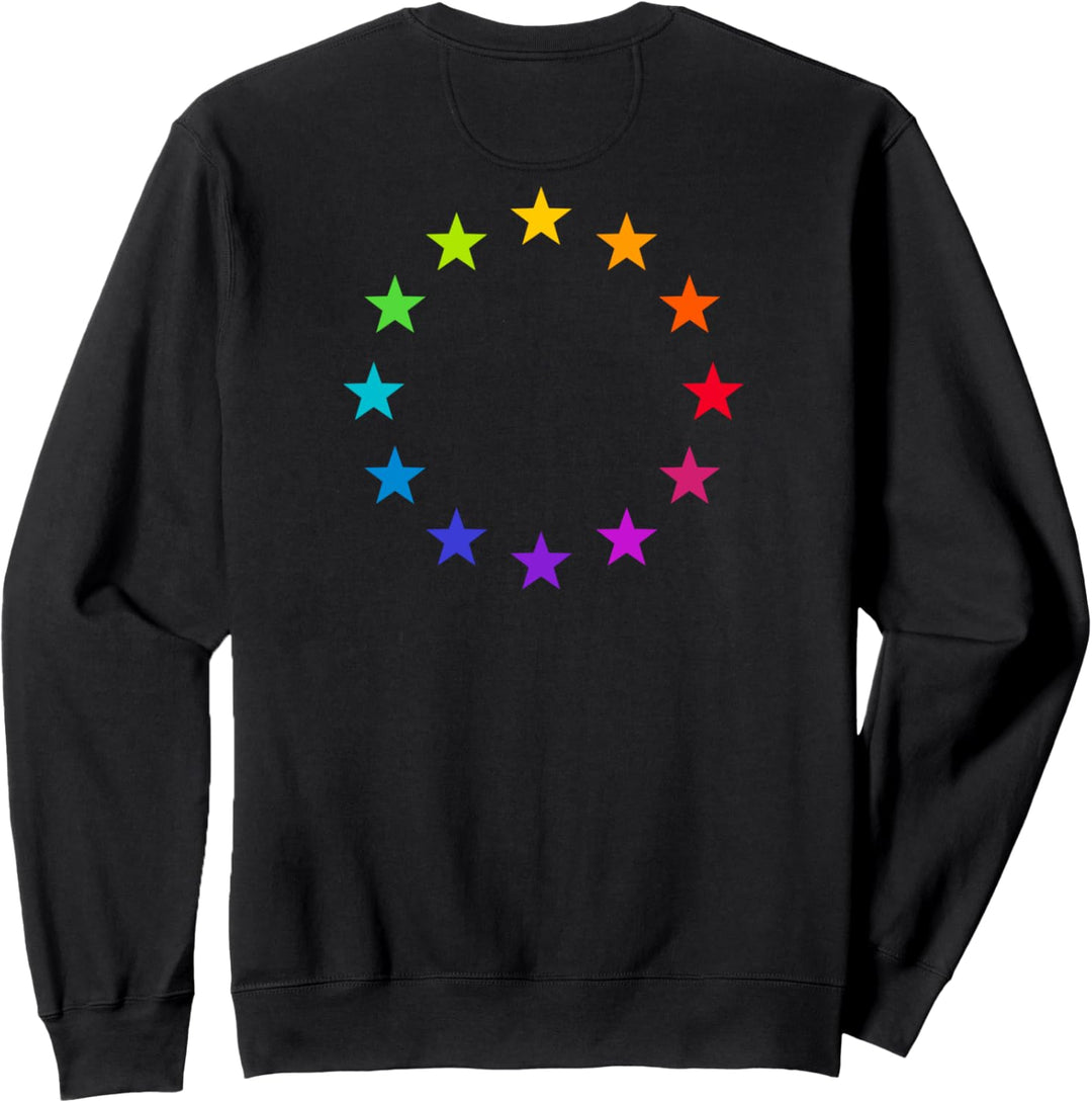 Europa Symbol Logo Zeichen Sterne Kranz EU Flagge Fahne Sweatshirt