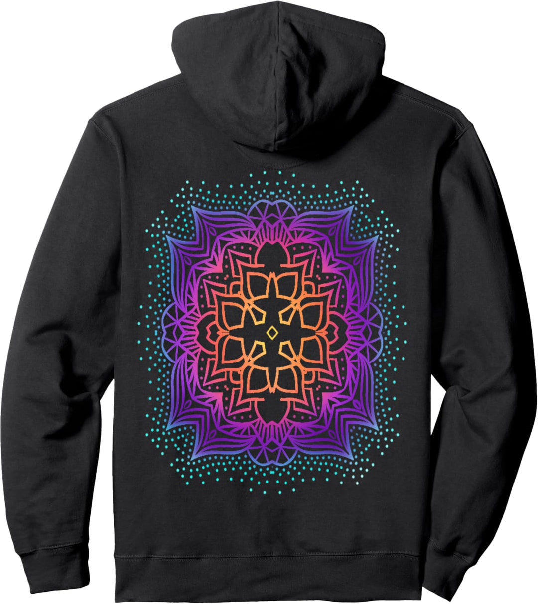 Mandala Zen Spirituelle Meditation Erleuchtung Pullover Hoodie