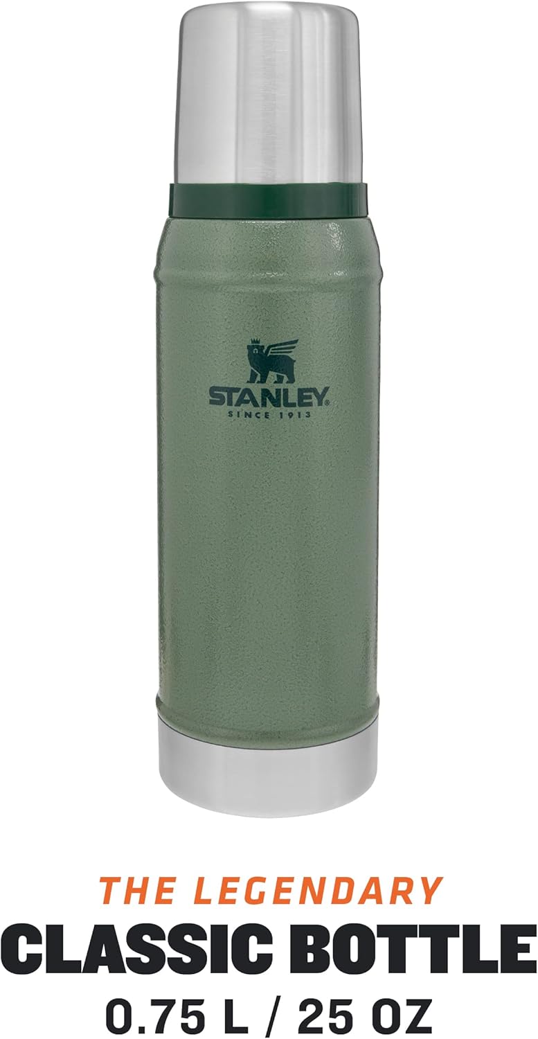 Stanley Classic Legendary Thermosflasche- Thermos Hält 15-48 Stunden Heiss oder Kalt - Edelstahl The