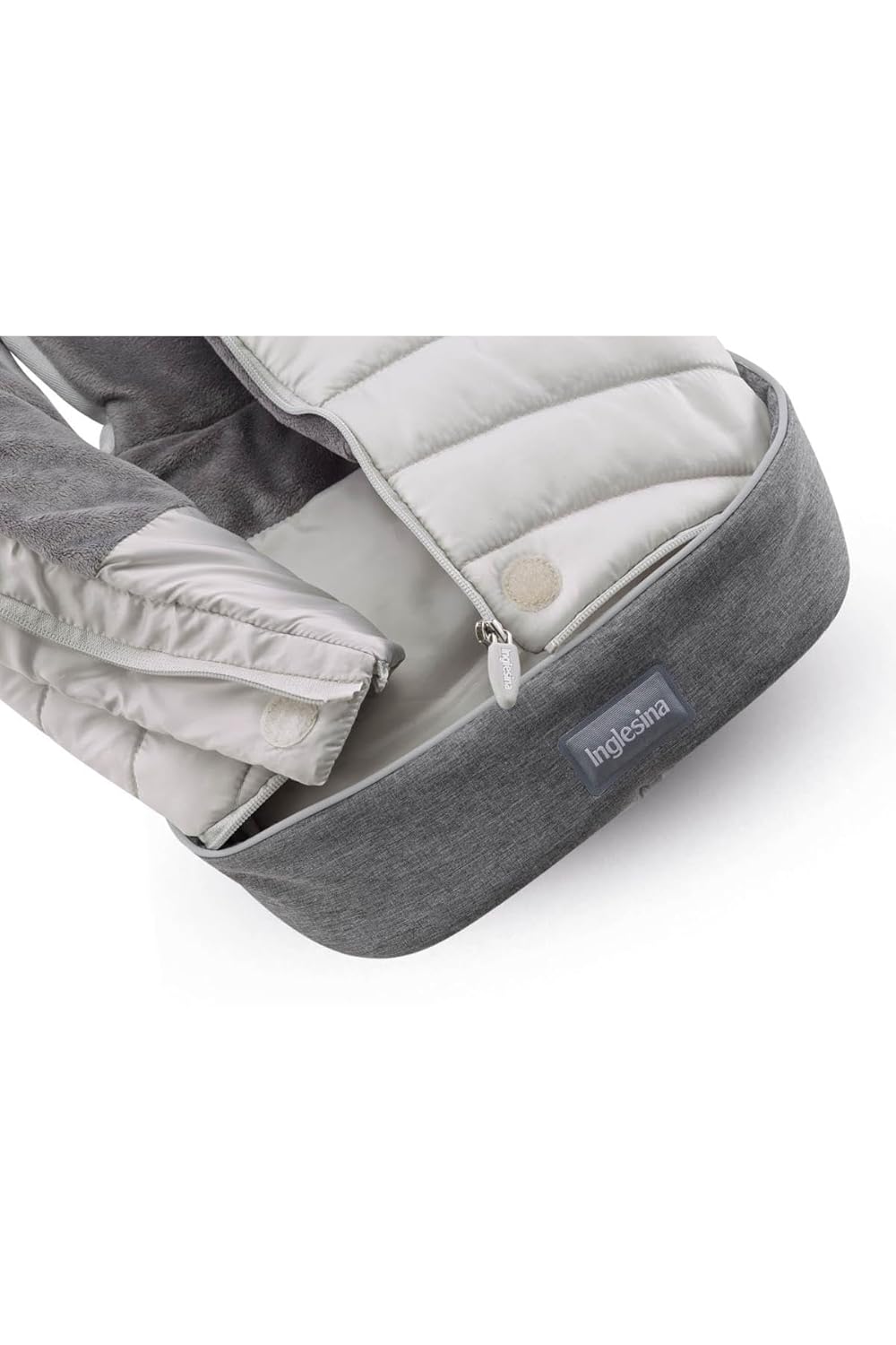 Inglesina Thermischer Winterfusssack, Blau, Warm für die Wiege, Wasserdichtes Gewebe, Weiches und Wa