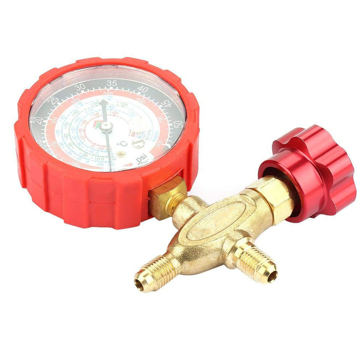 Manometer für Verteiler, Manometer für Klimaanlagen und Ventil 800psi 55kgf / cm² Passend für Kältem