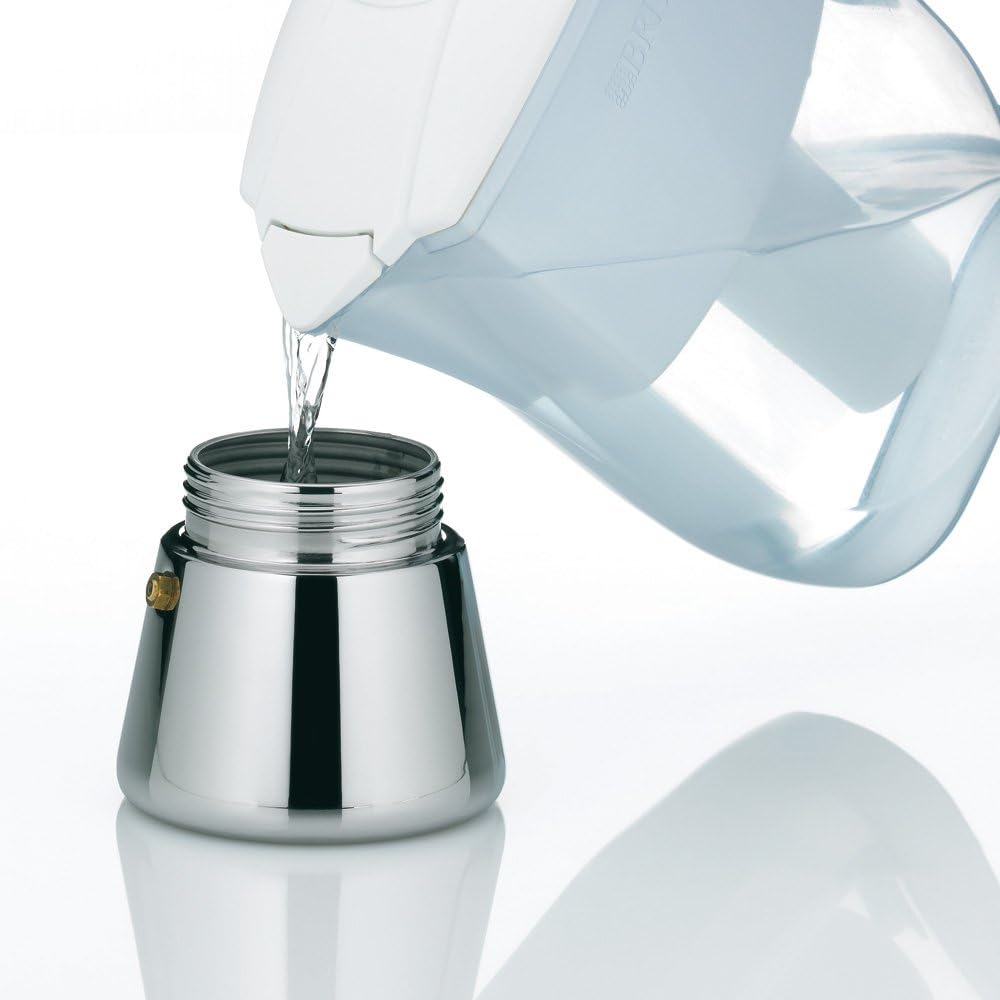 Kela 10835 Espressokanne, 4 Tassen, 200 ml, Induktionsgeeignet, Edelstahl, Latina 200 ml Latina, 200