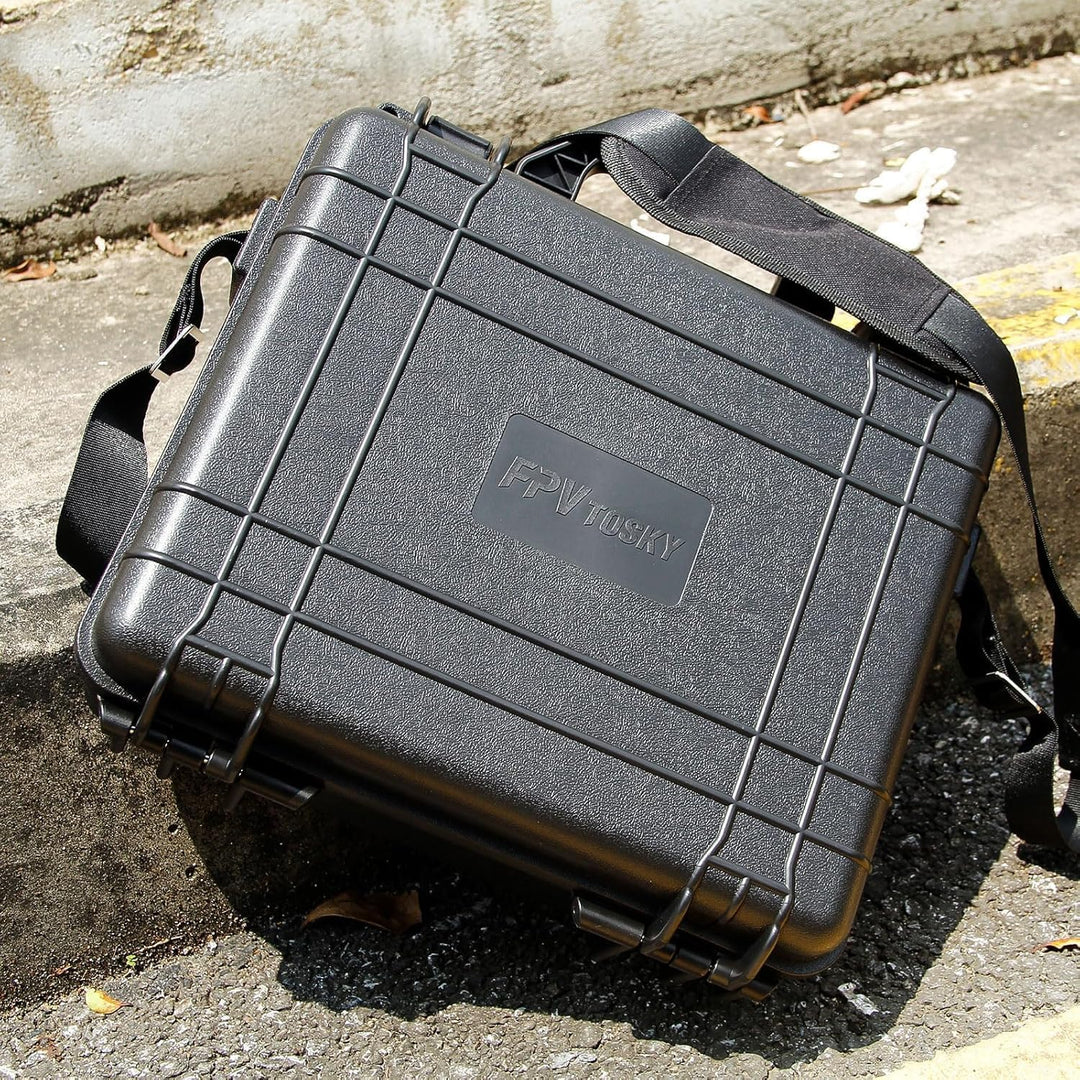 FPVtosky Drohne Koffer für DJI Mini 4 Pro I Kompakt I Zweilagig I Wasserdicht - Tragekoffer für DJI