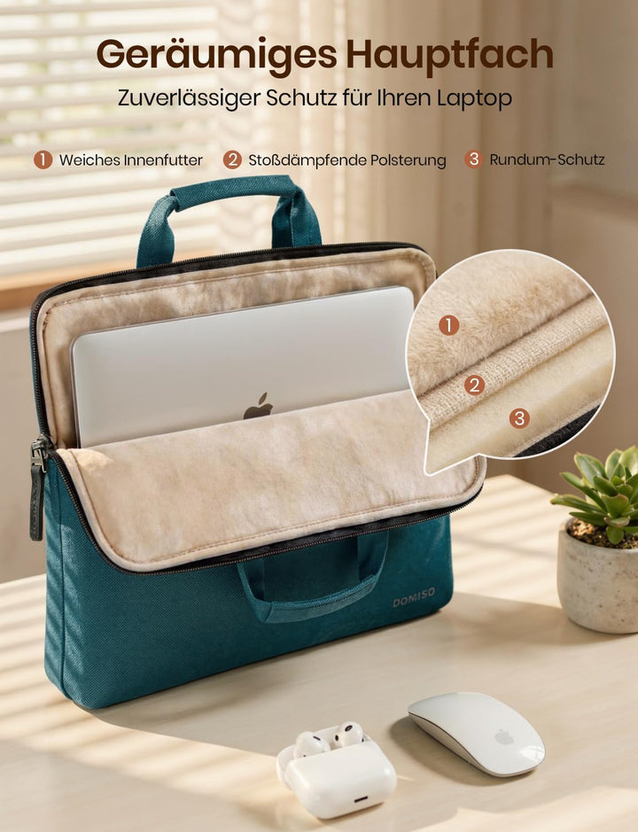 DOMISO Laptop-Hülle AA40 14 Zoll Teal, 14 Zoll Teal