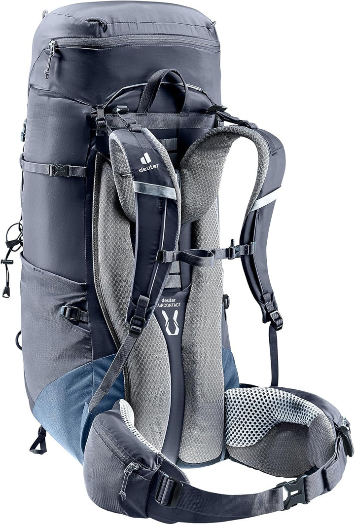 deuter Herren Aircontact Lite 50 + 10 Trekkingrucksack (1er Pack) Black-marine 50+10 L Einfarbig, Bl