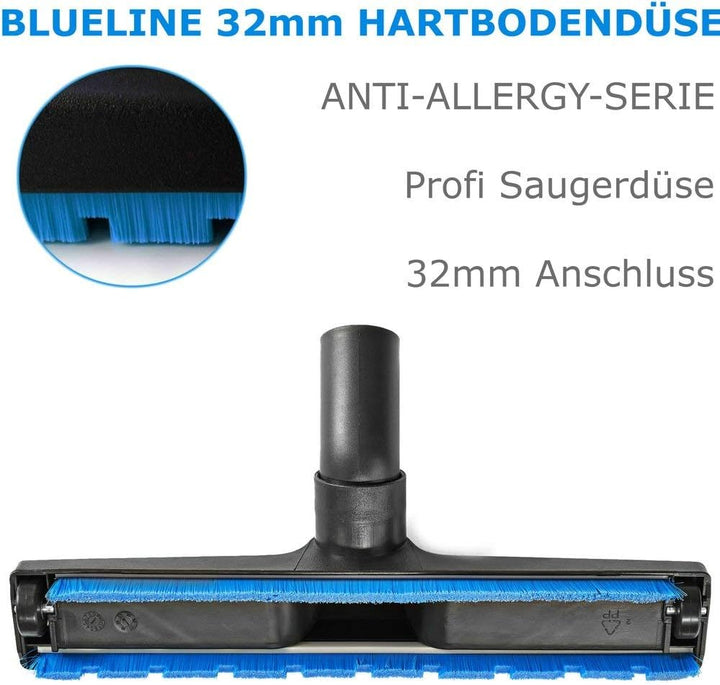 Parkett Staubsaugerdüse 32mm kompatibel mit Staubsauger Fawas 30177 30176 4-WD SUPER Bodendüse 00112