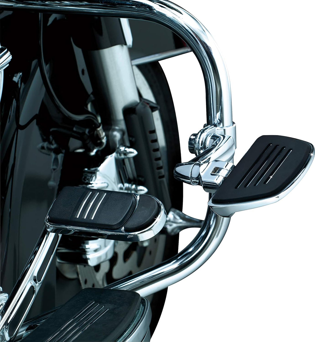 Kuryakyn 1 Paar Motorrad Fusssteuerung Komponente Premium Mini Board Dielen ohne Adapter Chrom 4393
