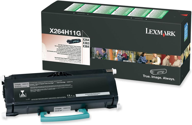 Lexmark X264H11G X264, X363, X364 Tonerkartusche Rückgabe, 9.000 Seiten, schwarz