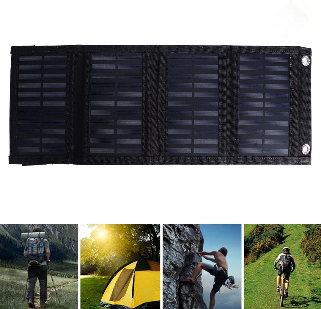 Haofy Solarpanel-Ladegerät 20 W 5,5 V Faltbares Tragbares Solarladegerät mit Starker Ausgangsleistun