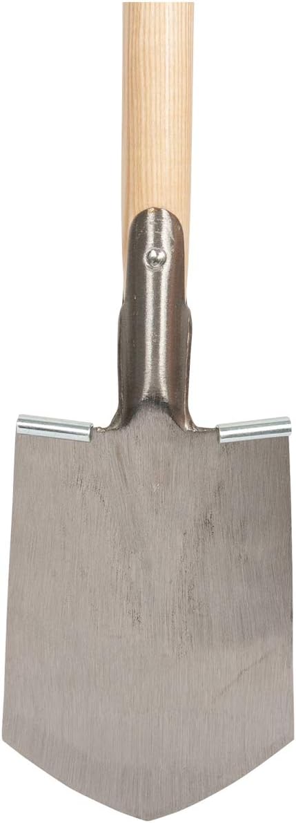 SHW-FIRE Leichter Damenspaten mit 93 cm Eschenholzstiel mit T-Griff - Ideal für Gartenarbeiten Spitz