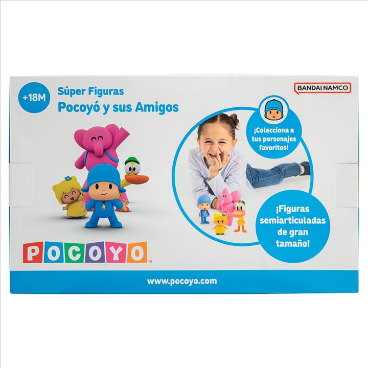 BANDAI Packung mit 4 Super Figuren Pocoyo und Seine Freunde
