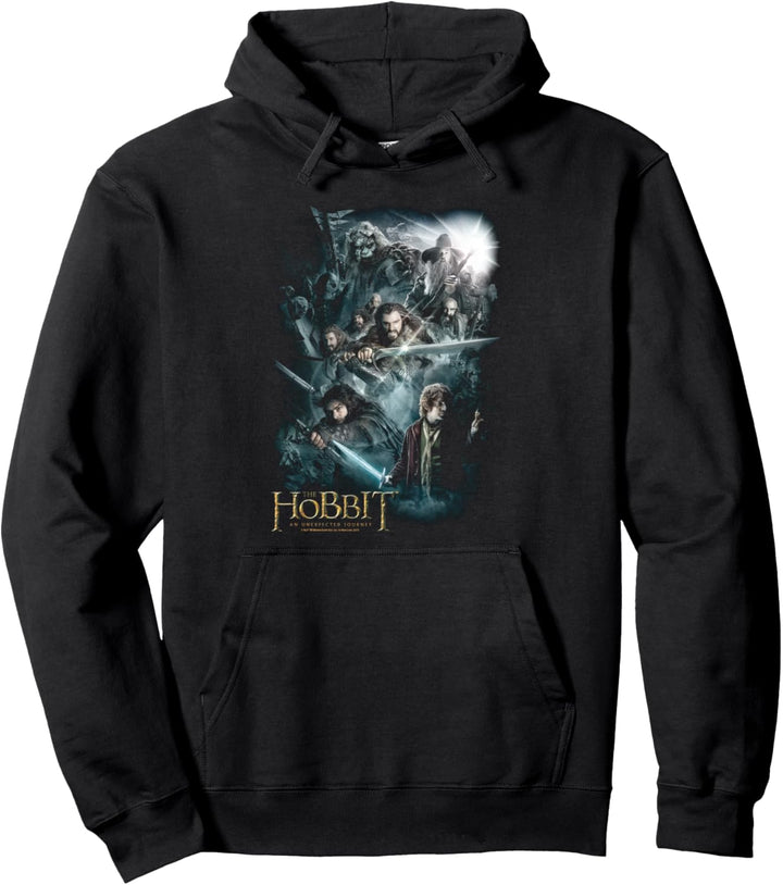 Hobbit Epic Adventure Black Pullover Hoodie