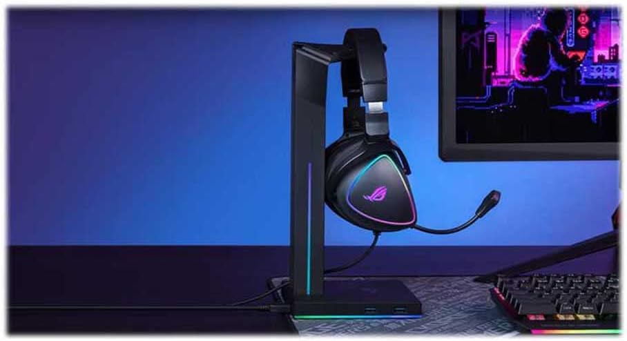 ASUS ROG Delta S USB-C Gaming Headset (kabelgebunden, AI Noise-Canceling, RGB Beleuchtung, kompatibe