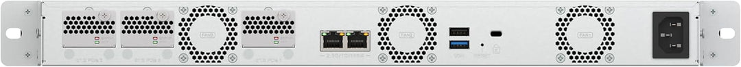QNAP TS-h765eU-8G | 7-Bay, Intel Atom, 2.5GbE, 1U Hybrid Short-Depth Rackmount NAS