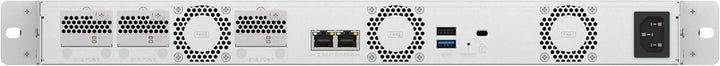 QNAP TS-h765eU-8G | 7-Bay, Intel Atom, 2.5GbE, 1U Hybrid Short-Depth Rackmount NAS