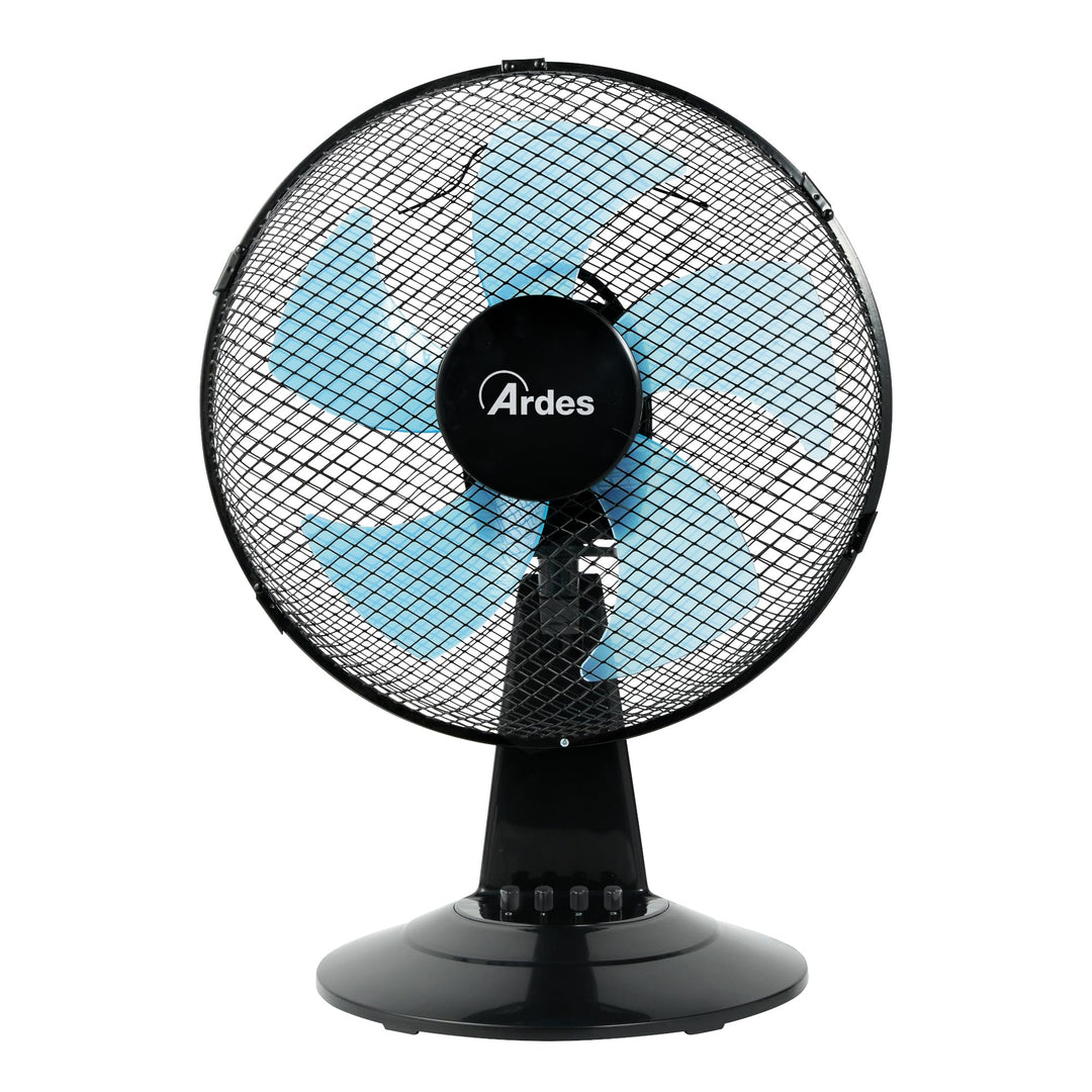 Ardes - AR5ST30N Tischventilator STEELO 30N 5 Flügel - Tischventilator 30 cm Oszillierend mit verste