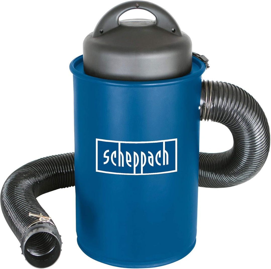 Scheppach Absauganlage HA1000 (1100 Watt, Luftleistung: 183m³/h, Füllmenge: 50 L, Schlauch- Ø/-länge