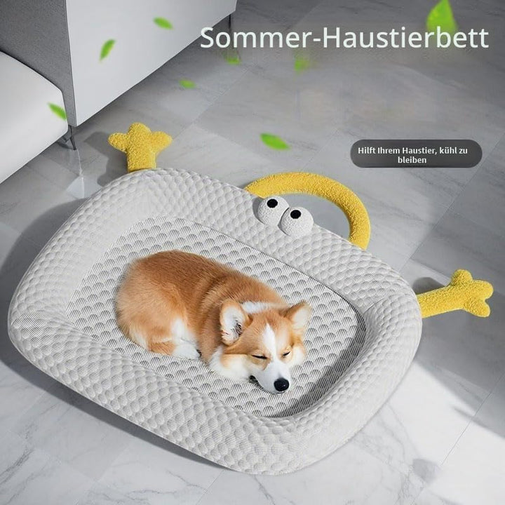 Marchul Katzenbettmatte, Kühlende Hundebettmatte, 50 x 40 cm Sommer Kühlmatte aus Ice Silk für Katze
