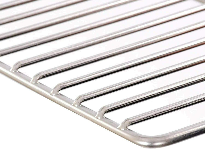Grillrost 45 x 40 cm aus Edelstahl 304 rostfrei und elektropoliert