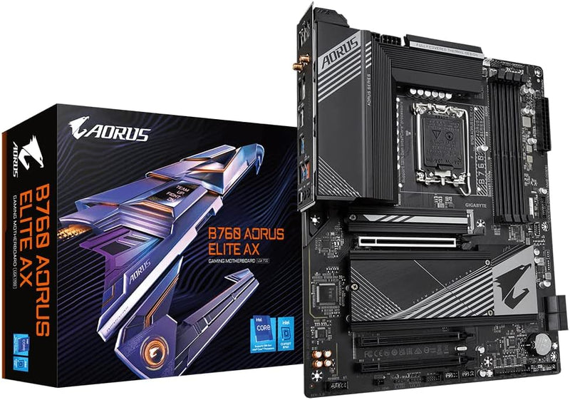 Gigabyte Aorus B760 Aorus Elite AX (Sockel 1700/B760/DDR5/S-ATA 6Gb/s/ATX)