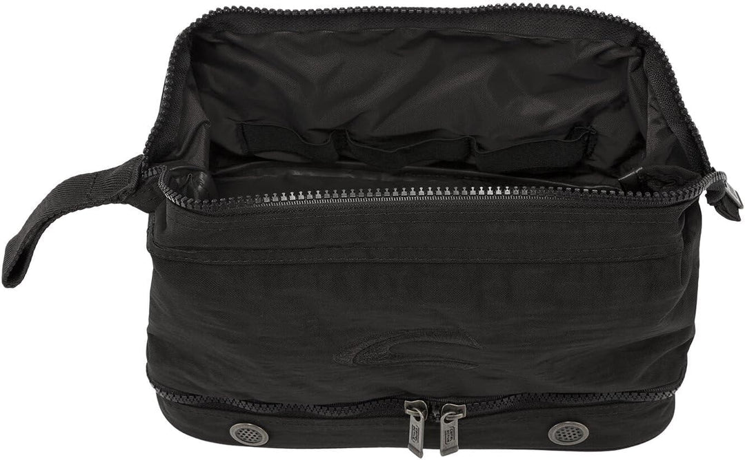 camel active bags Journey Herren Kulturtasche Kulturbeutel Schwarz 26,5 x 12,5 x 16 Schwarz, 26,5 x