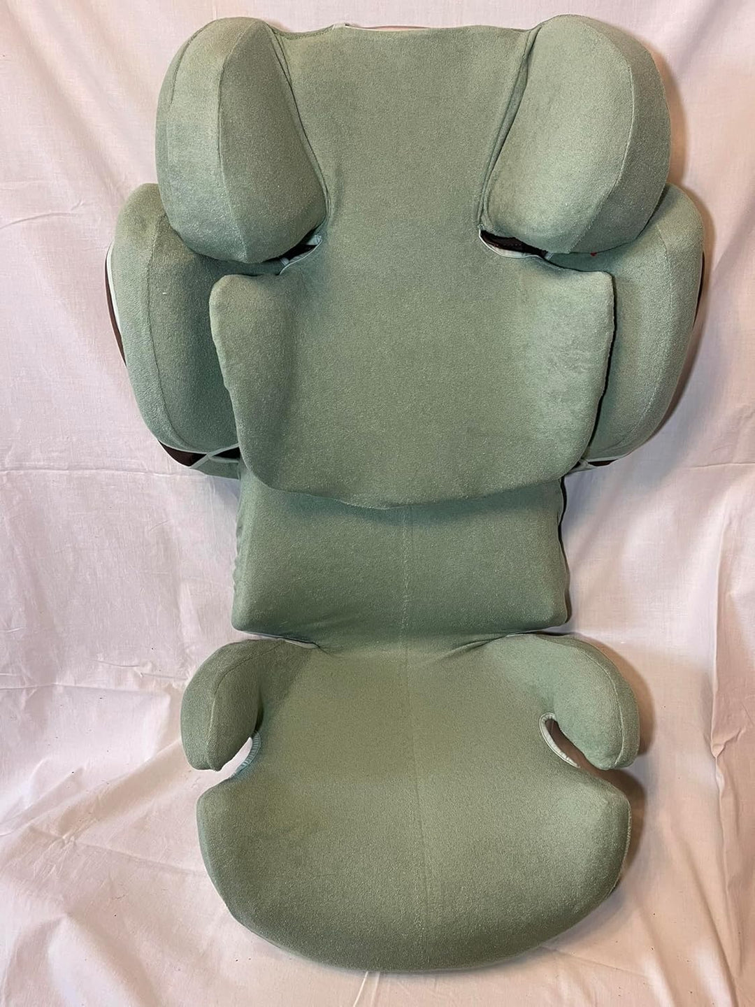 Sommerbezug Schonbezug für Cybex SOLUTION Z-Fix und T i-Fix Frottee 100% Baumwolle salbei