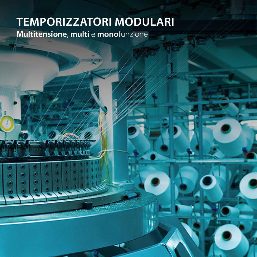 Finder 800102400000PAS Multifunktions-Zeitrelais, Multispannungseingang, RT I, 16 A 12 - 240 VAC/DC,