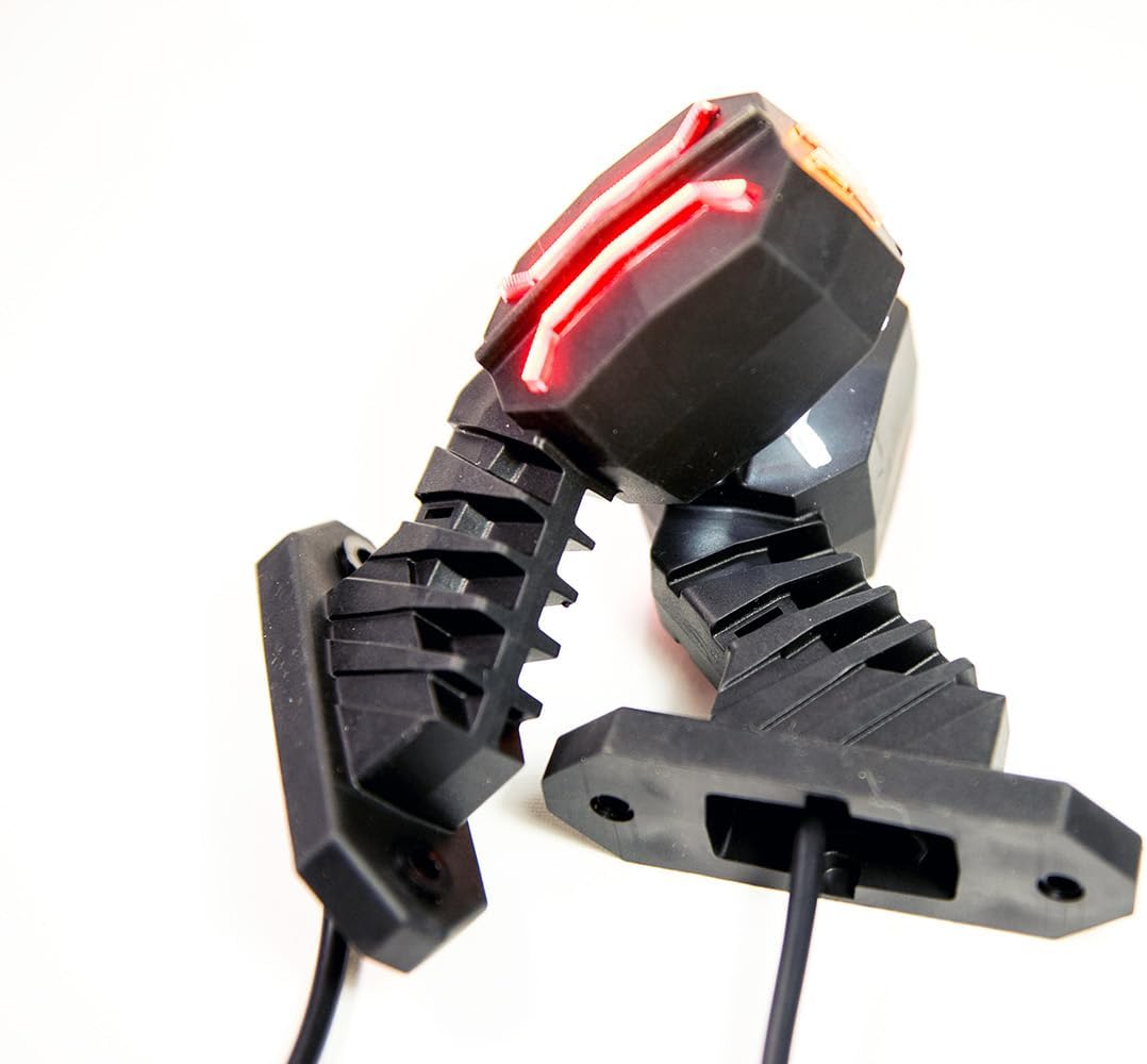 2 x LED Gummi Begrenzungsleuchte Seitenleuchte modern 12V 24V mit E-Prüfzeichen Positionsleuchte Aut
