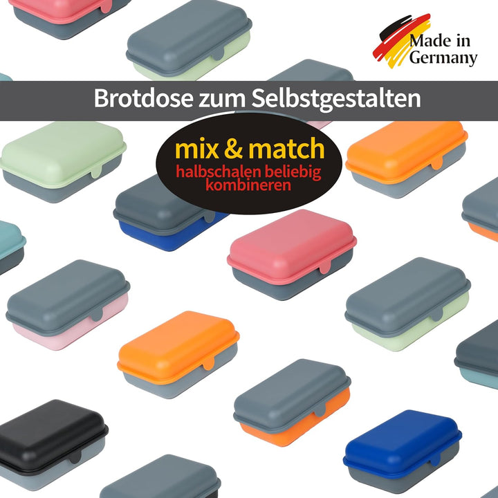 BioFactur Brotdose Erwachsene,Kinder | 3er Jausenbox Kinder | BPA Frei Vesperbox | Butterbrotdose Sp