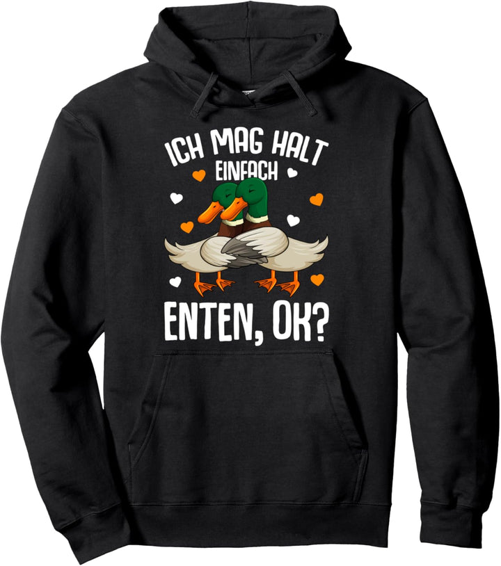 Ich mag halt Enten Kinder Mädchen Ente Pullover Hoodie