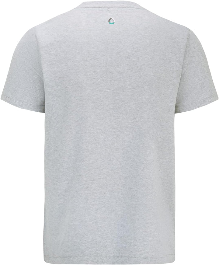 Mercedes AMG Petronas Formel 1 Team - Offizieller Formel 1 Merchandise - Grosses Logo T-Shirt S Grau