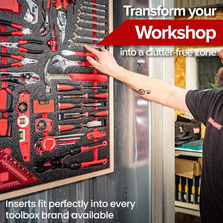 Shadow Foam Einlagen für Nuprol Large Hard Case | Cut and Peel Foam Einlagen für Nuprol Airsoft Case