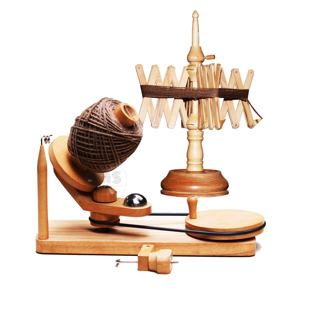 Generisch Combo – Holzgarnwickler und Tischplatte, handbetrieben, gross, strapazierfähig
