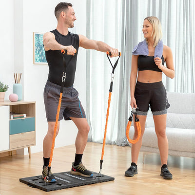 InnovaGoods Integriertes tragbares Trainingssystem mit Übungsanleitung Gympak Max