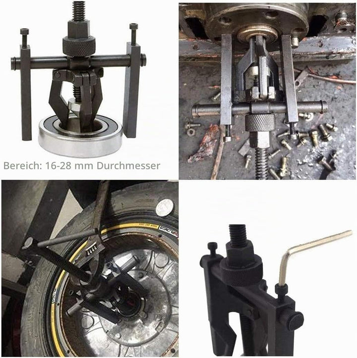 3 Backen Innenlager Abzieher Getriebeabzieher Innen Aussen Ziehen für Motorrad Rad Auto SUV
