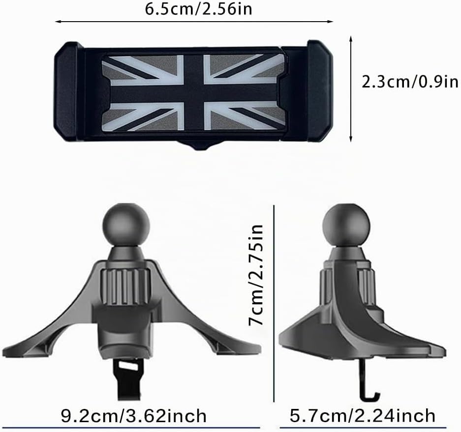 Auto Telefonhalter, Für Mini Cooper R56 R55 R57 R58 R59 R60 R61 Kreislauftauslass Telefonhalter für