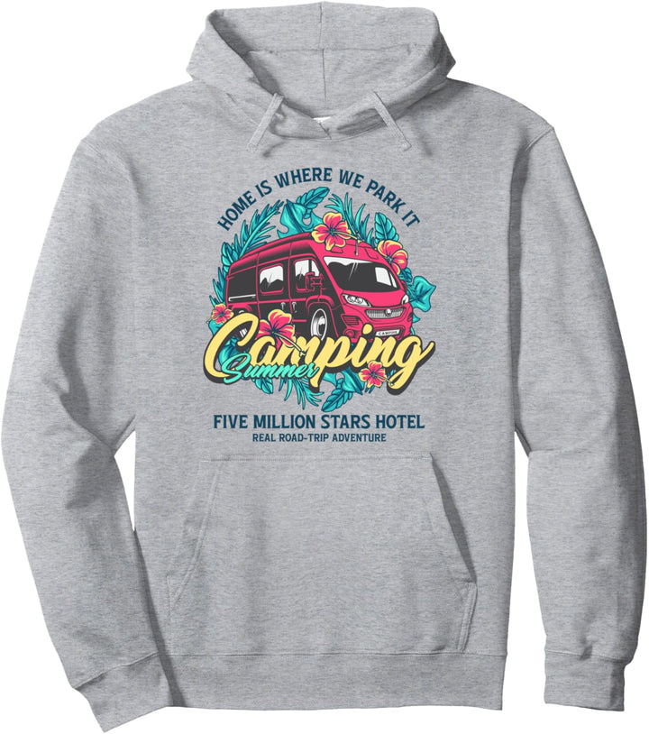 Camping Summer - Kastenwagen Pullover Hoodie