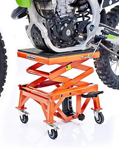 ConStands Hydraulik Hebebühne Crosslift XL + Rollen Orange