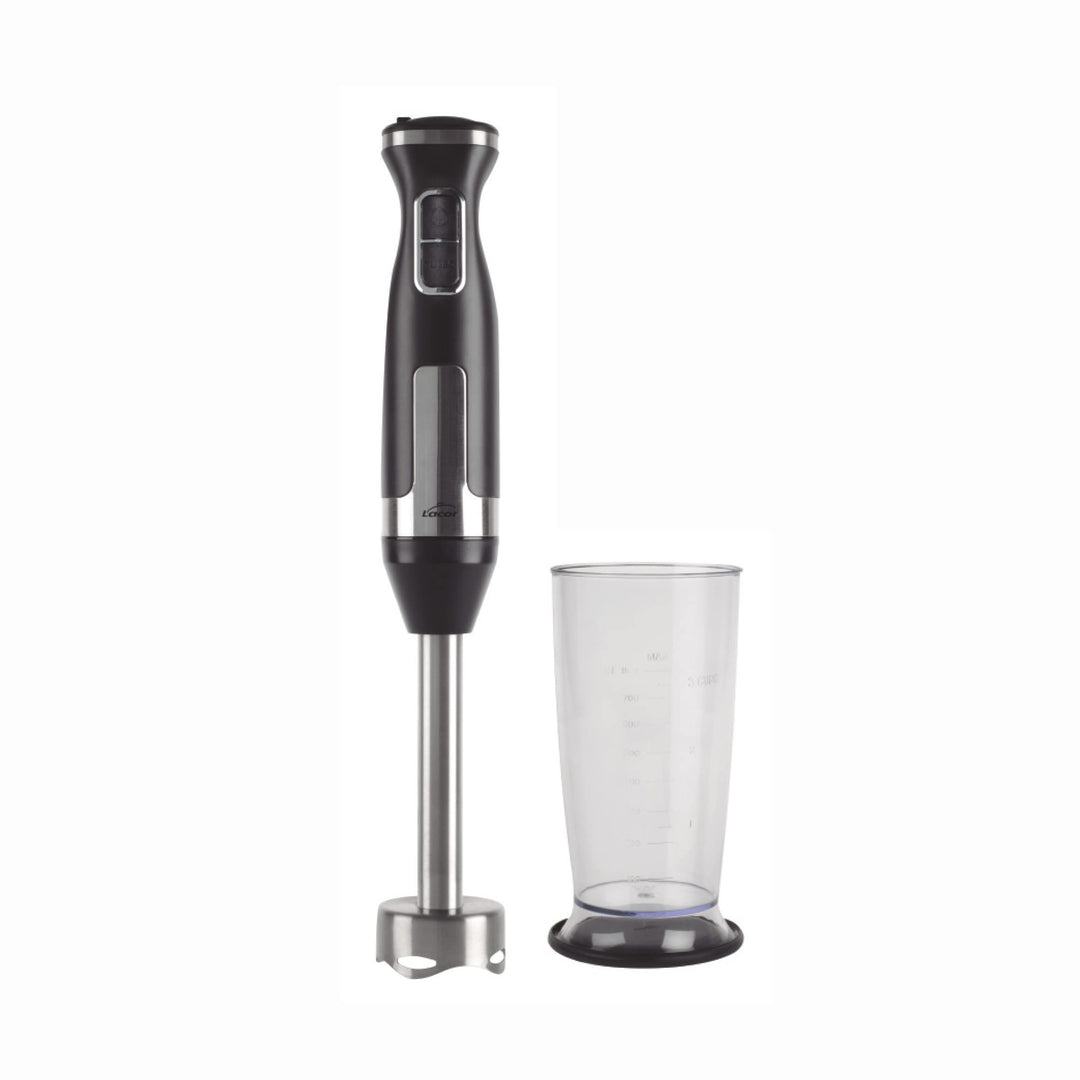 LACOR 61682 61682-Elektrischer Stabmixer PRO mit Mixbecher auf Rutschfester Unterseite, 18/10, BPA-f