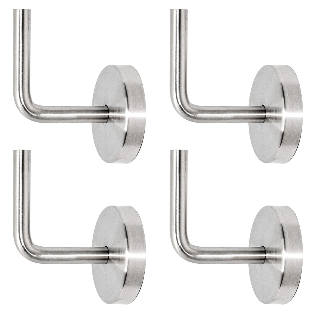 PRIOstahl Handlaufhalter Wandhalter Handlaufstütze für Handlauf - 4 x Handlaufträger an die Wand 3-l