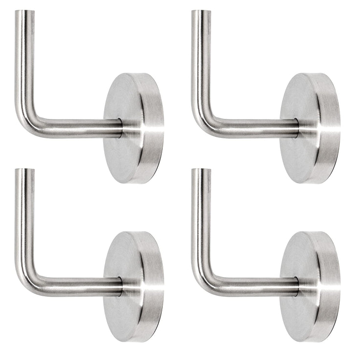 PRIOstahl Handlaufhalter Wandhalter Handlaufstütze für Handlauf - 4 x Handlaufträger an die Wand 3-l