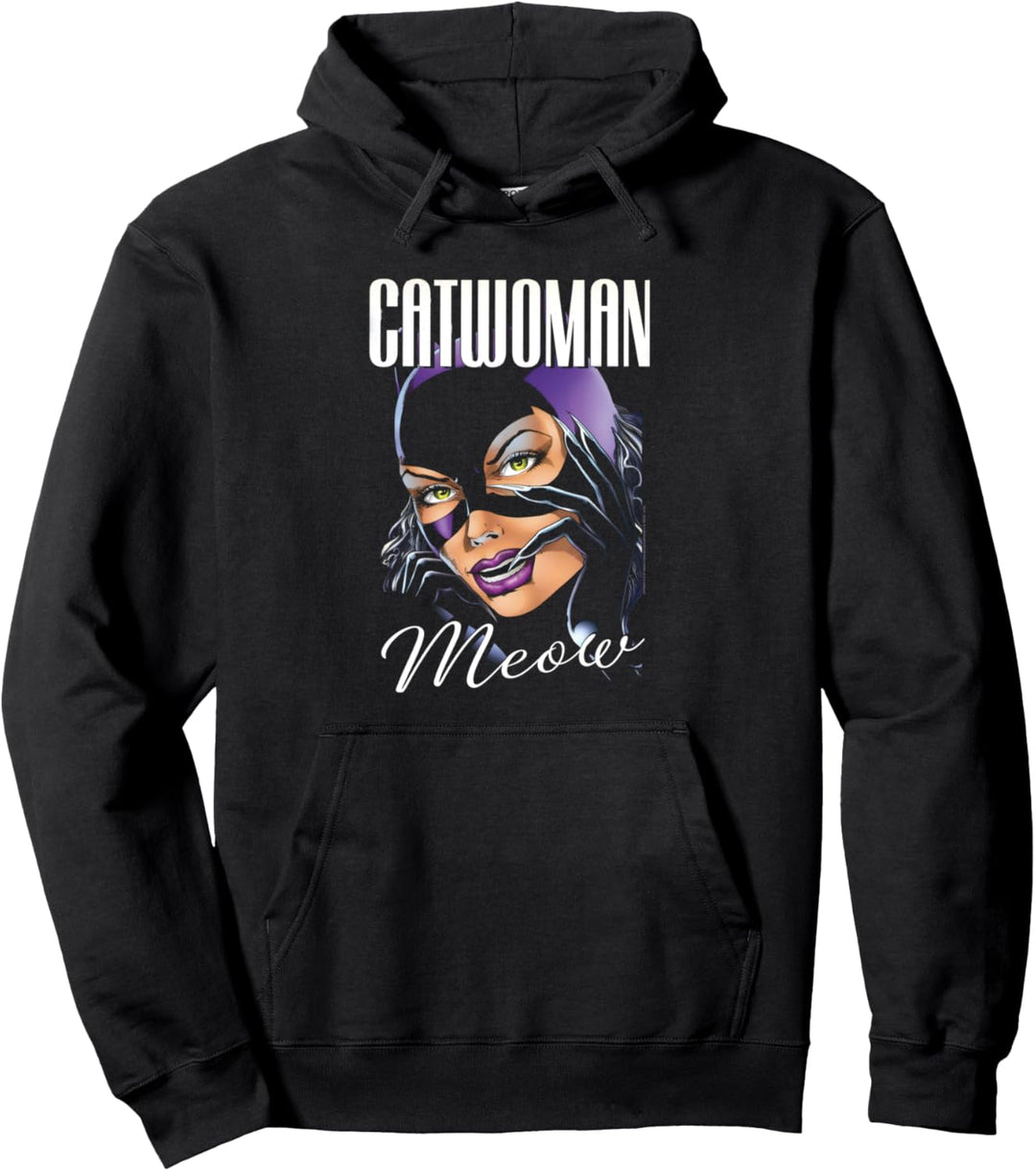 Batman Catwoman Feline Fatale Pullover Hoodie
