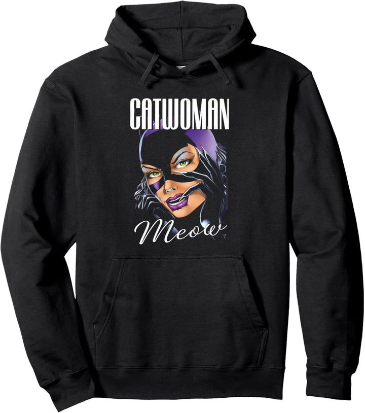 Batman Catwoman Feline Fatale Pullover Hoodie