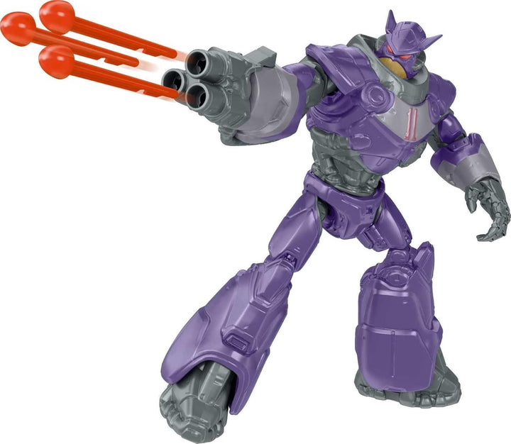Buzz Lightyear Disney and Pixar Lightyear Zurg 10-in Tall Action Figure, 13 Posable Joints Authentic