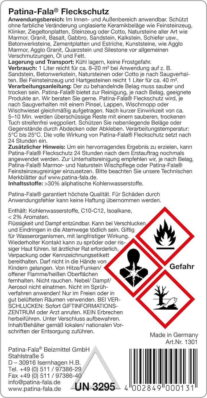 Patina-Fala Fleckschutz, 1 L, F1