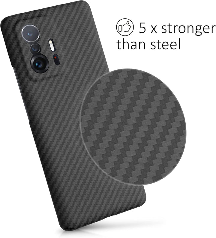 kalibri Schutzhülle kompatibel mit Xiaomi 11T / 11T Pro - Hülle Aramid - Handy Cover Case Handyhülle