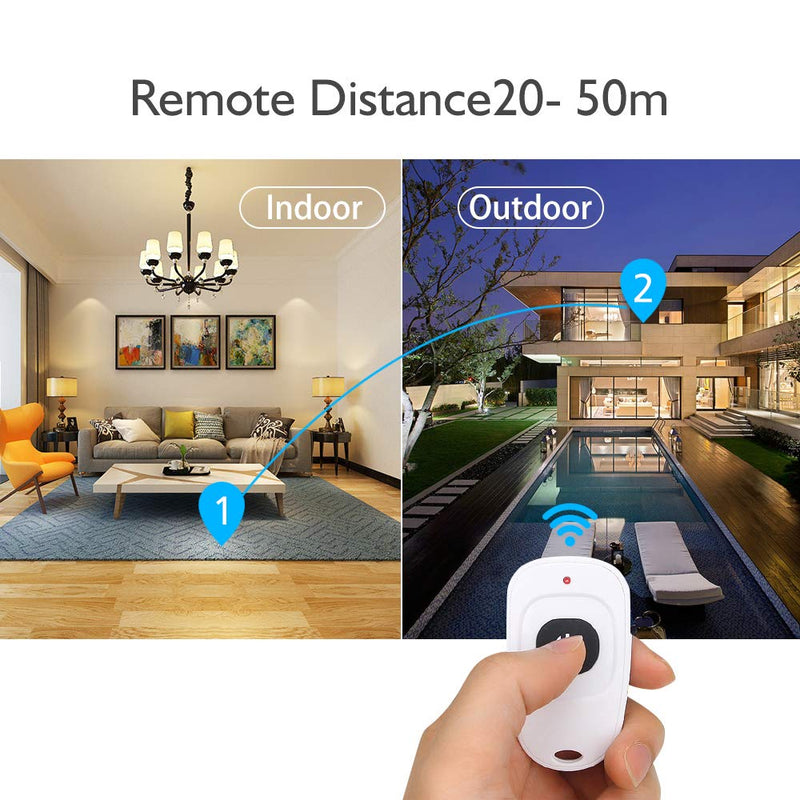eMylo Smart Relaisschalter Wireless RF DC 12V Zwei 2-Kanal-Fernsteuerungsschalter 5V-24V HF-Relaissc